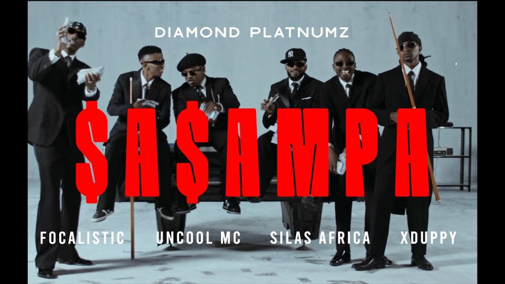 VIDEO | Diamond Platnumz Ft. Focalistic x Uncool x Silas Africa & Xduppy – Sasampa Mp4 Download